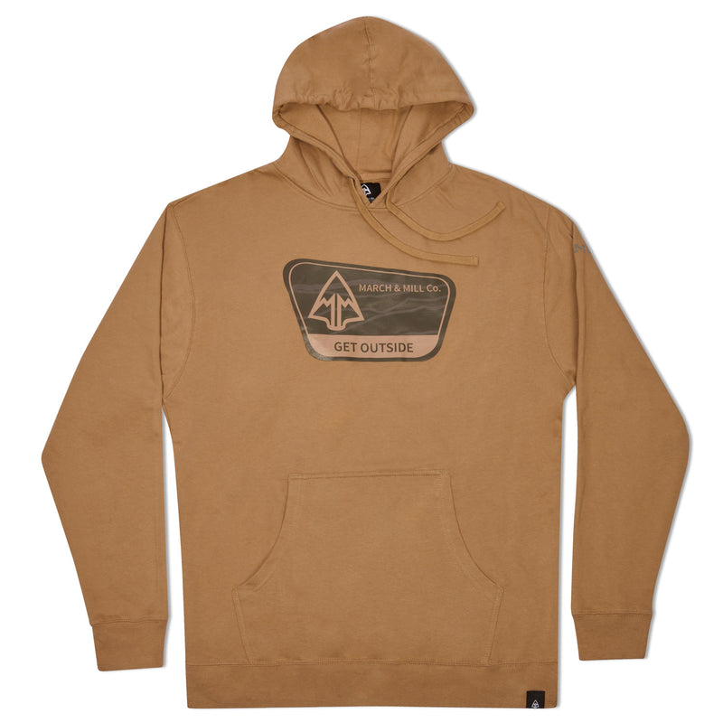 MARCH & MILL Co. Retro Patch Collection/Get Outside Midweight Hoodie